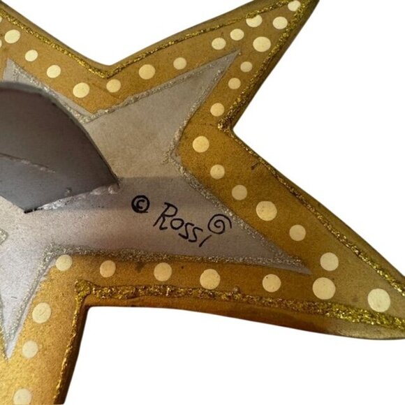 Metal Star & Cloud Tabletop Sculpture By Rossi - Picture 4 of 7